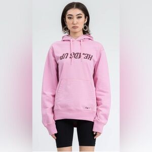 Helmut Lang Graphic Hoodie – Pink